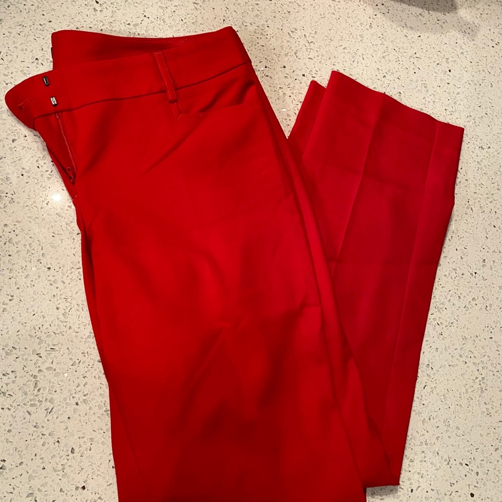 Express red dress pants